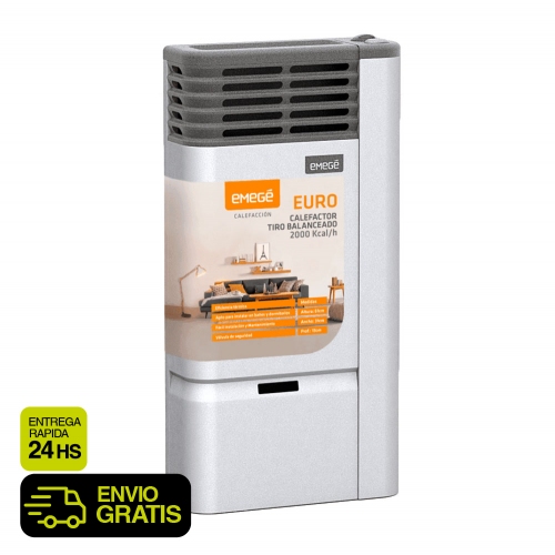 Calefactor Tiro Balanceado Emege Euro 2120 2000 Kcal&sol;h