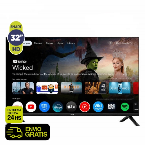 Imagen miniatura Smart TV 32" BGH B3226G5G HD Android TV HDMI USB