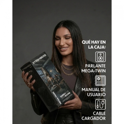 Imagen miniatura Parlante Portatil Stromberg Mega Twin 20W BT