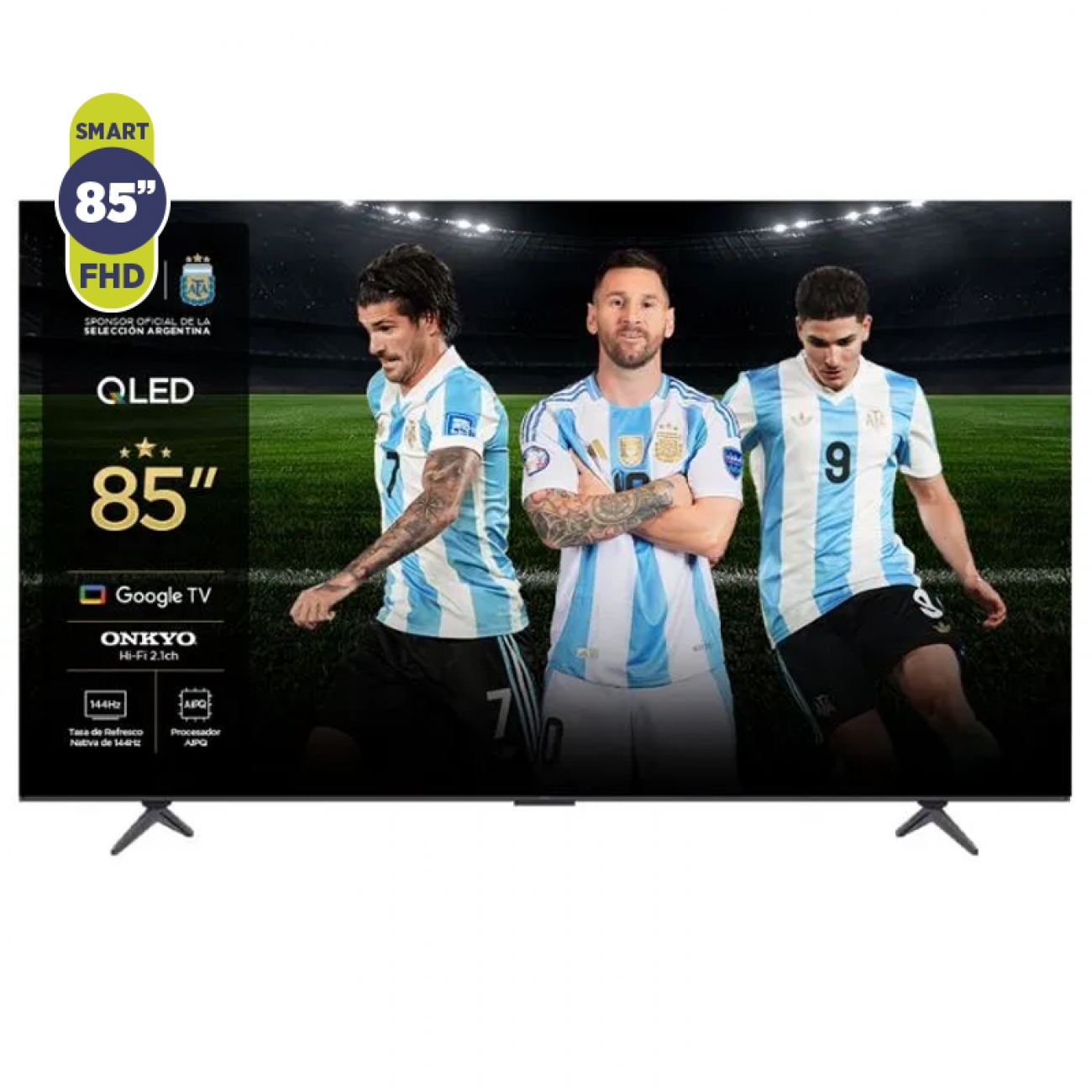 Imagen Smart Tv 85" Qled Tcl 85p8k-f Google Tv Hdmi Usb