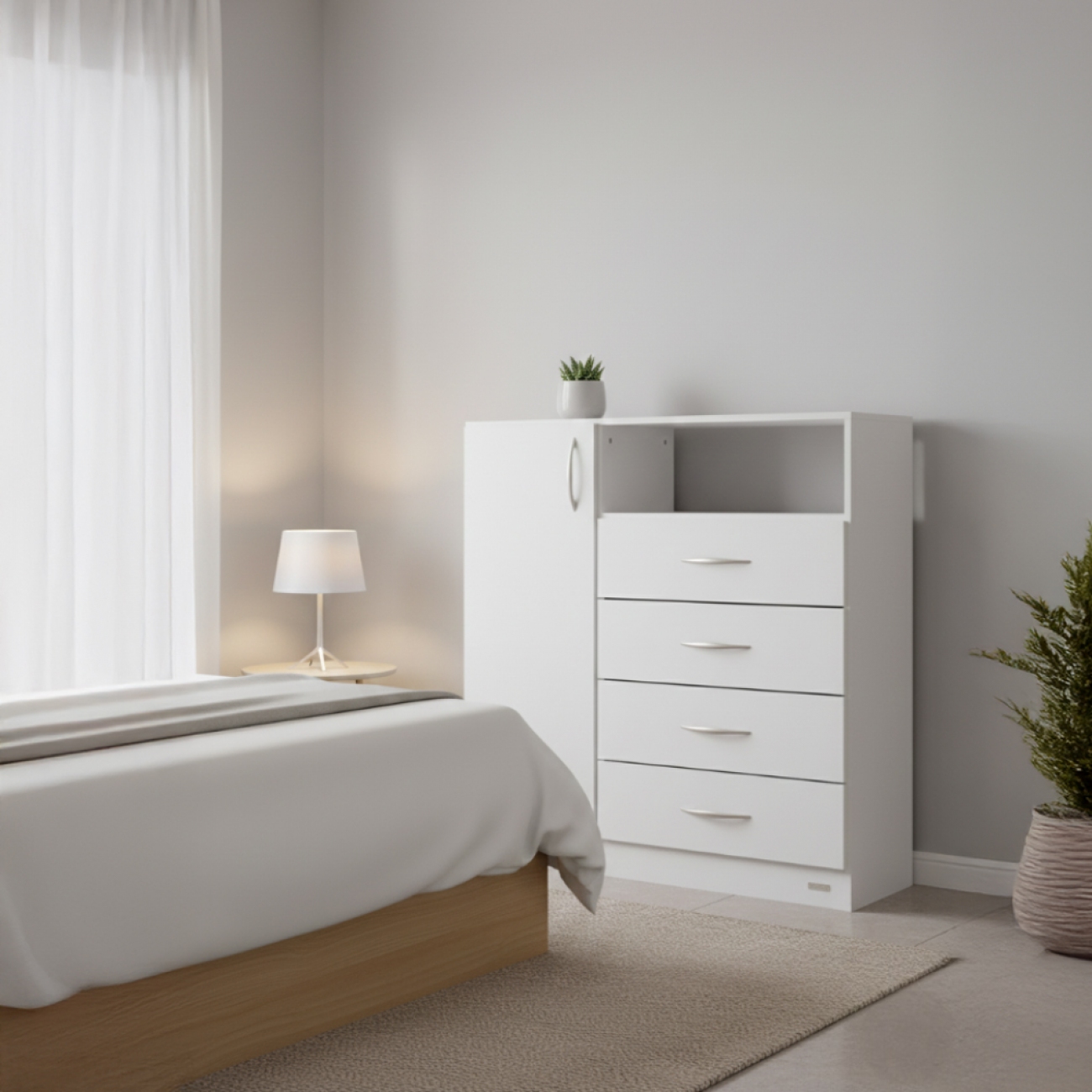 Imagen Comoda Chifonier Platinum Mod 921 Blanco
