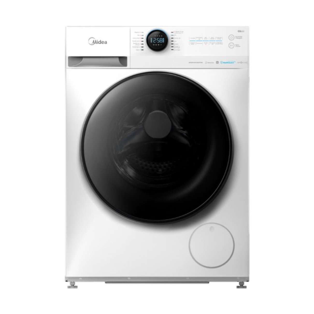 Imagen Lavasecarropas Midea MF200D80WB&sol;W 8Kg Lav 1400RPM Inverter