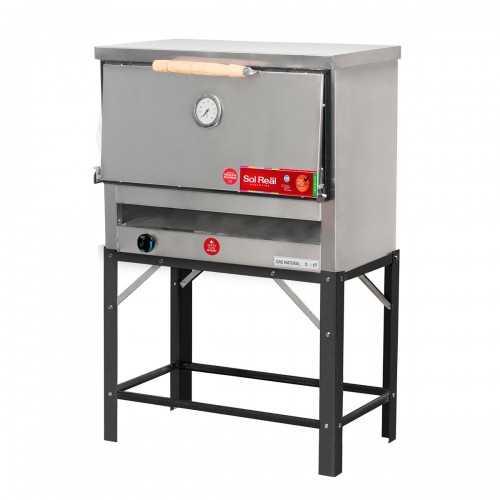 Horno Pizzero Sol Real 067 6 Pizzas Gas Envasado