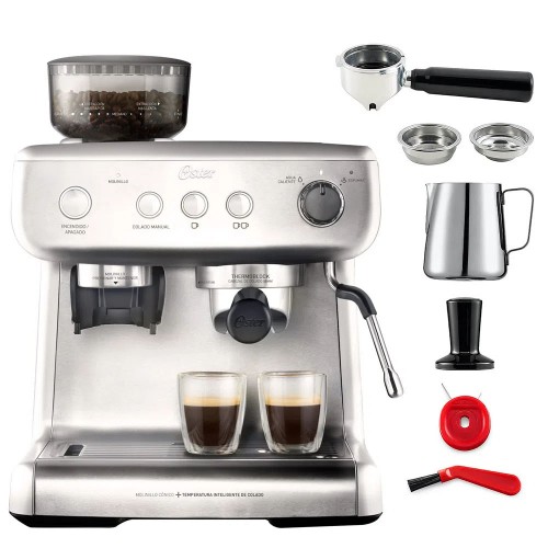 Imagen miniatura Cafetera Expreso Oster Em7300 15 Bar Molinillo 30 Modos