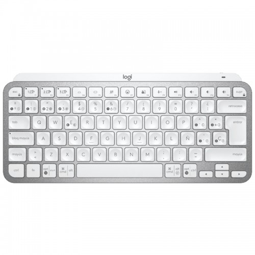 Teclado Inalámbrico Logitech Mx Keys Mini Retroiluminado Gris