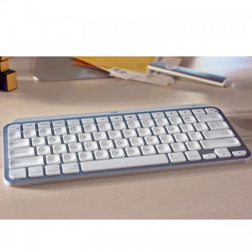 Imagen Teclado Inalámbrico Logitech Mx Keys Mini Retroiluminado Gris