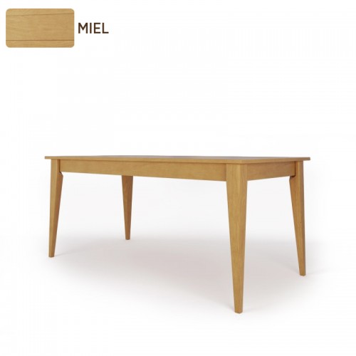 Mesa Comedor Inmacol 149 Escandinava 180x90 Madera Maciza Miel