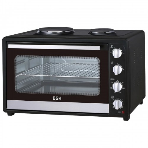 Imagen miniatura Horno Eléctrico Bgh Bhe64m20a 64 Lts 2 Anafes 3200w Grill