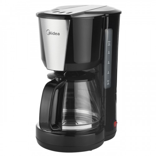 Cafetera De Filtro Midea Cm-m112bar1 1.25 L Negra