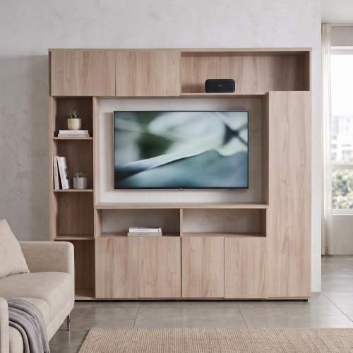 Mueble Modular Tv Led Platinum Mod 557 Savanna