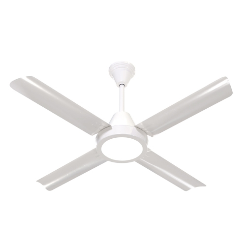 Ventilador De Techo Con Luz Severbon Vt Blanco Metal Led