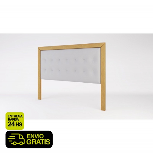 Respaldo 2 Plazas Inmacol 119 1,6 M Miel Ecocuero Blanco