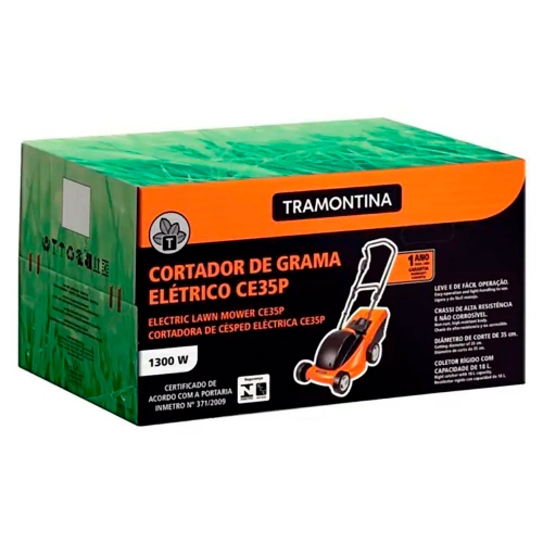 Imagen miniatura Cortadora De Cesped Eléctrica Tramontina Ce35p 1300w C/bols