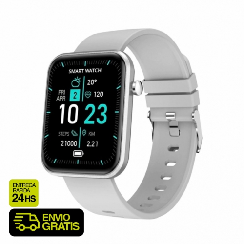 Smartwatch Foxbox Neutron 3.0 Táctil Color Plata