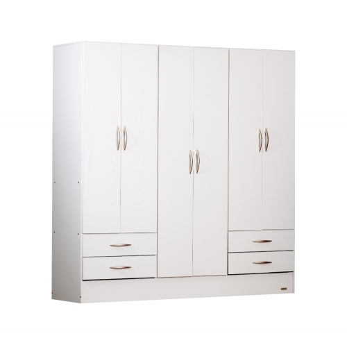 Imagen miniatura Placard Ropero Platinum Mod 916 1&comma;86mts Blanco