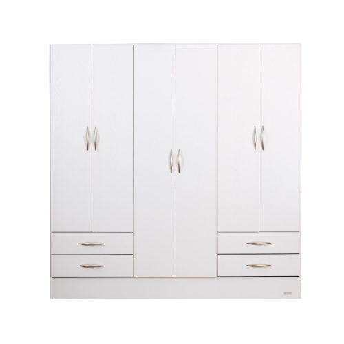 Imagen miniatura Placard Ropero Platinum Mod 916 1&comma;86mts Blanco