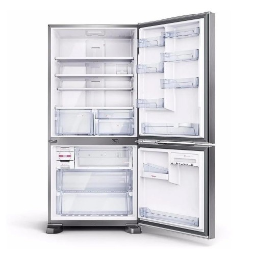 Imagen miniatura Heladera No Frost Whirlpool Wre80k2 573 Lts Freezer Inf Inox