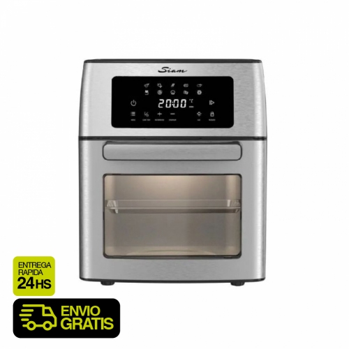 Horno Electrico Siam 94HGFSIS1524PI 15Lts 2000w Air Fryer