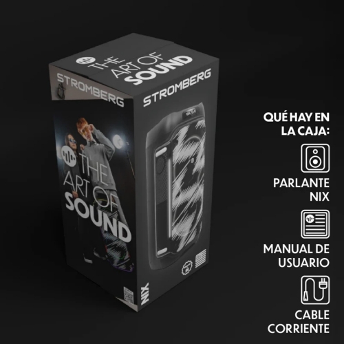 Imagen miniatura Torre De Sonido Stromberg Nix 80w Bluetooth
