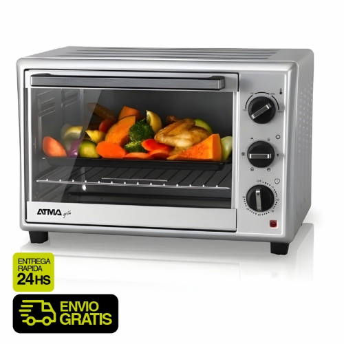 Horno Eléctrico Atma HGA4022PI 40Lts 1800W Grill Convec