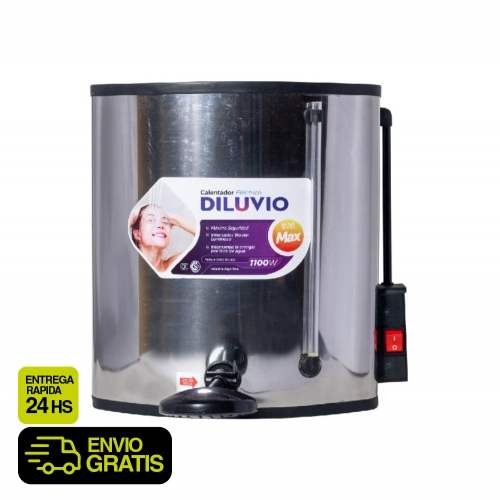 Calefon Electrico Indelplas D20 MAX GN 20Lts Acero Inox