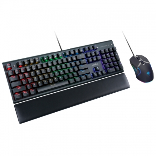 Imagen miniatura Teclado &plus; Mouse Pegasus Level Up USB Luz LED
