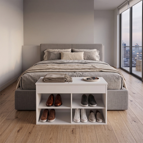 Zapatero Platinum 924-3 Pie De Cama Blanco