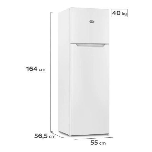 Imagen miniatura Heladera Ciclica Gafa HGF252B 257Lts Blanco