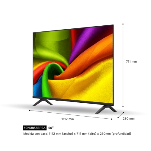Imagen miniatura Smart TV 50" UHD 4K LG 50NU855BPSA Web OS HDMI BT USB