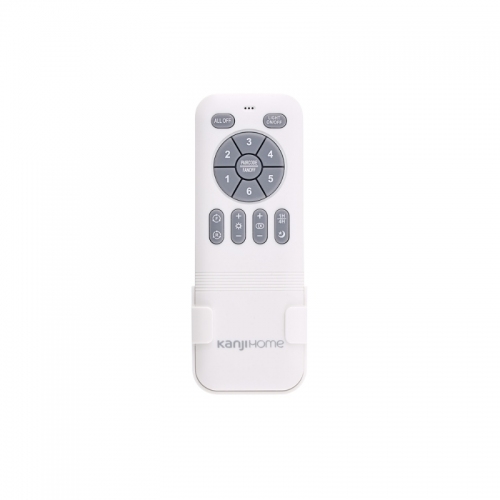 Imagen miniatura Ventilador Retractil Techo Con Luz Kanji CFHB001BK 65W Negro