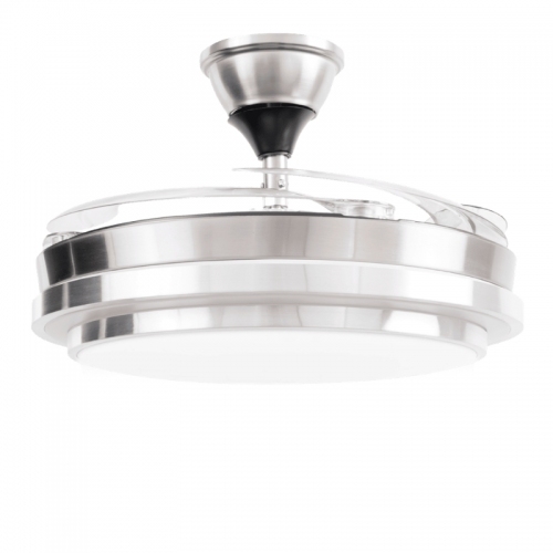 Ventilador Retractil Techo Luz Kanji CFMB001SL 65W Silver