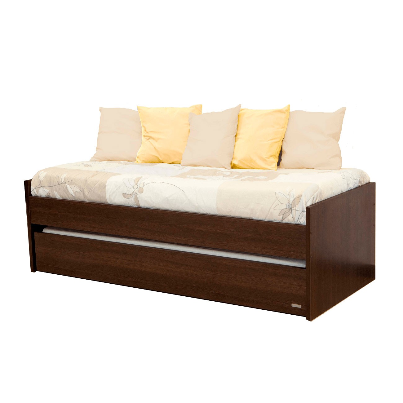 Imagen Divan Cama Platinum 9570 Con Cama Inferior  Tabaco