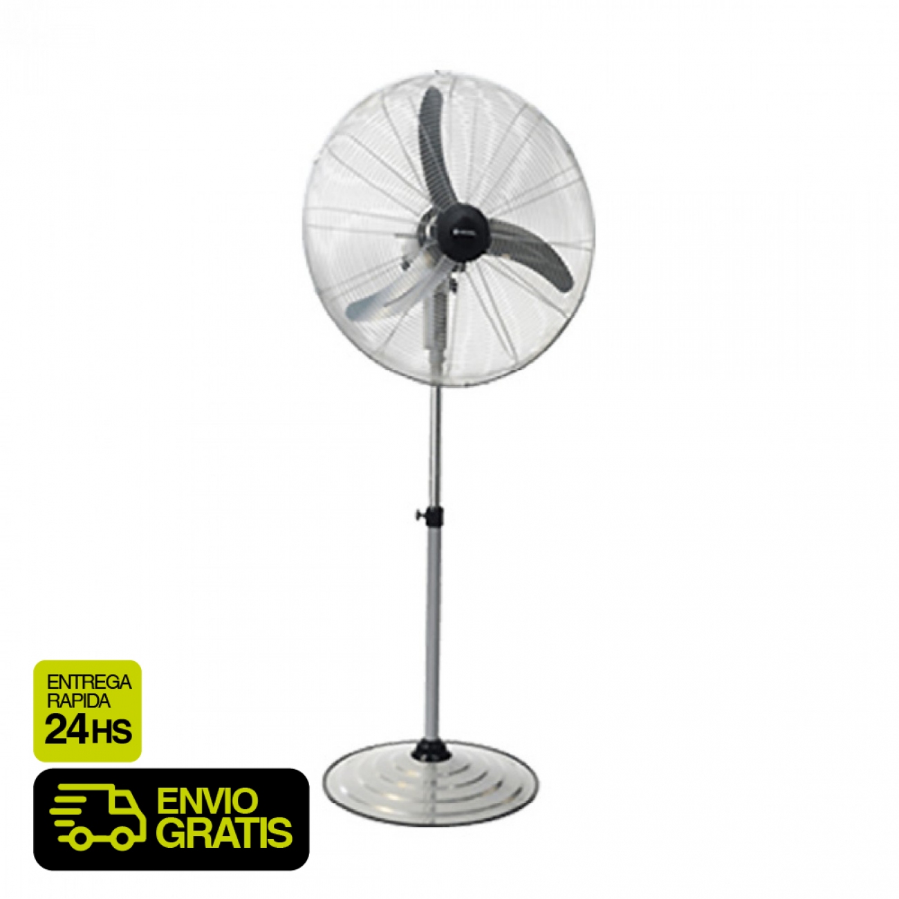 Imagen Ventilador De Pie Industrial 30" Crivel V39 Metal 200 Watts