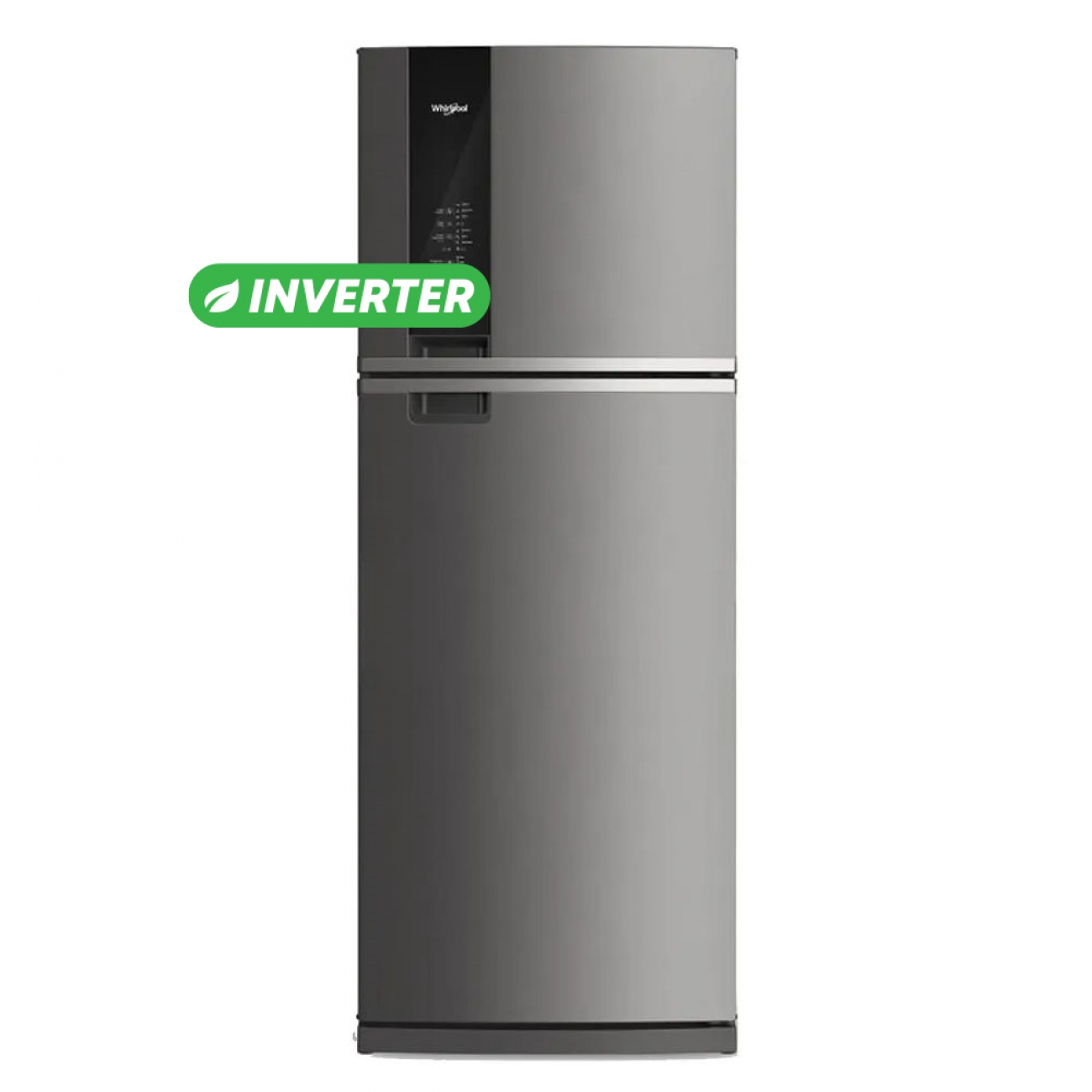 Imagen Heladera No Frost Inverter Whirlpool Wrm57k2 500 Lts Inox