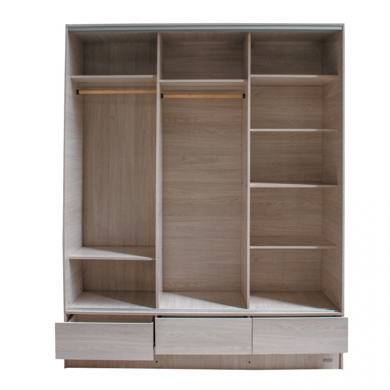 Imagen Placard Ropero Platinum 633 1&comma;80 Mts Puerta Corrediza Gris Andino