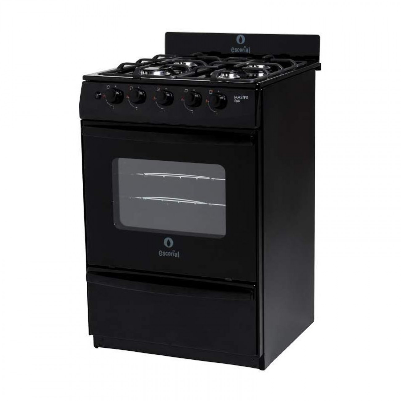 Imagen Cocina Multigas Escorial Master Style 4h 56 Cm Con Luz Negra