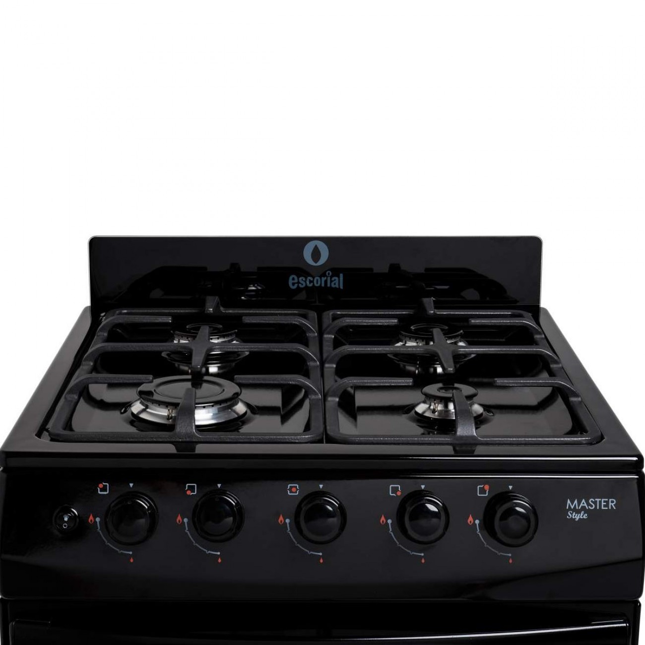 Imagen Cocina Multigas Escorial Master Style 4h 56 Cm Con Luz Negra