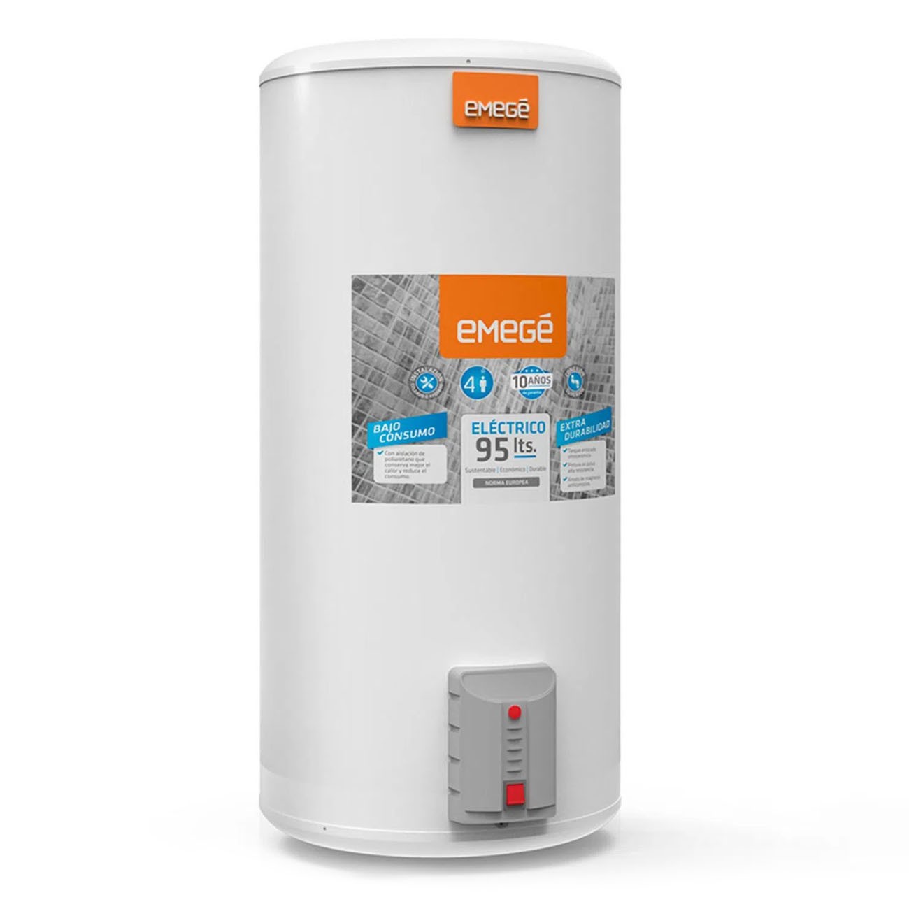 Imagen Termotanque Eléctrico Emege Ttqe-95mg 95 Lts 1500w C/inf