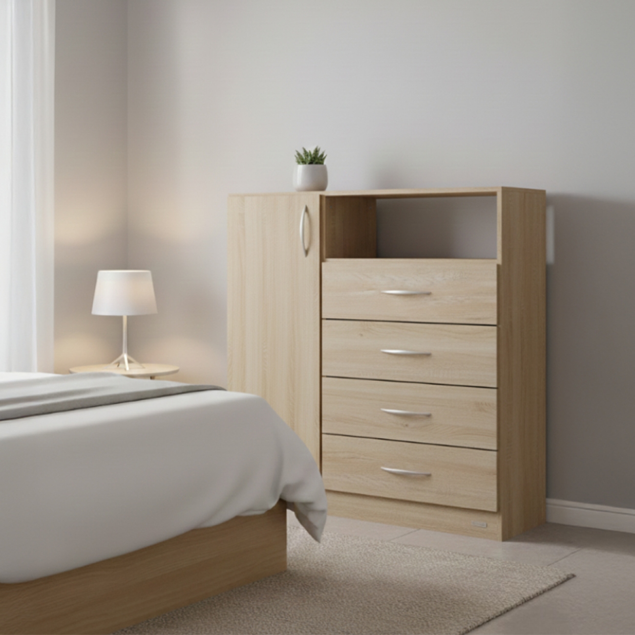 Imagen Comoda Chifonier Platinum Mod 921 Savanna