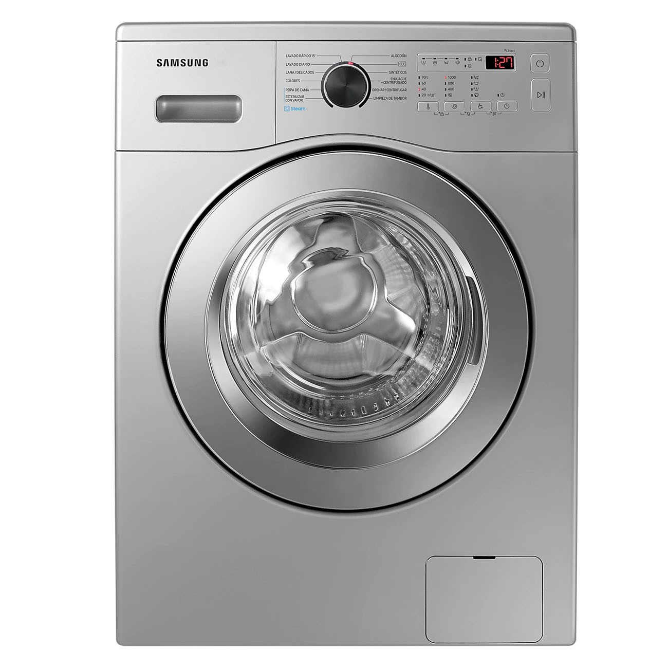Imagen Lavarropas Automático Inverter Samsung Ww65a Silver 6.5 Kg