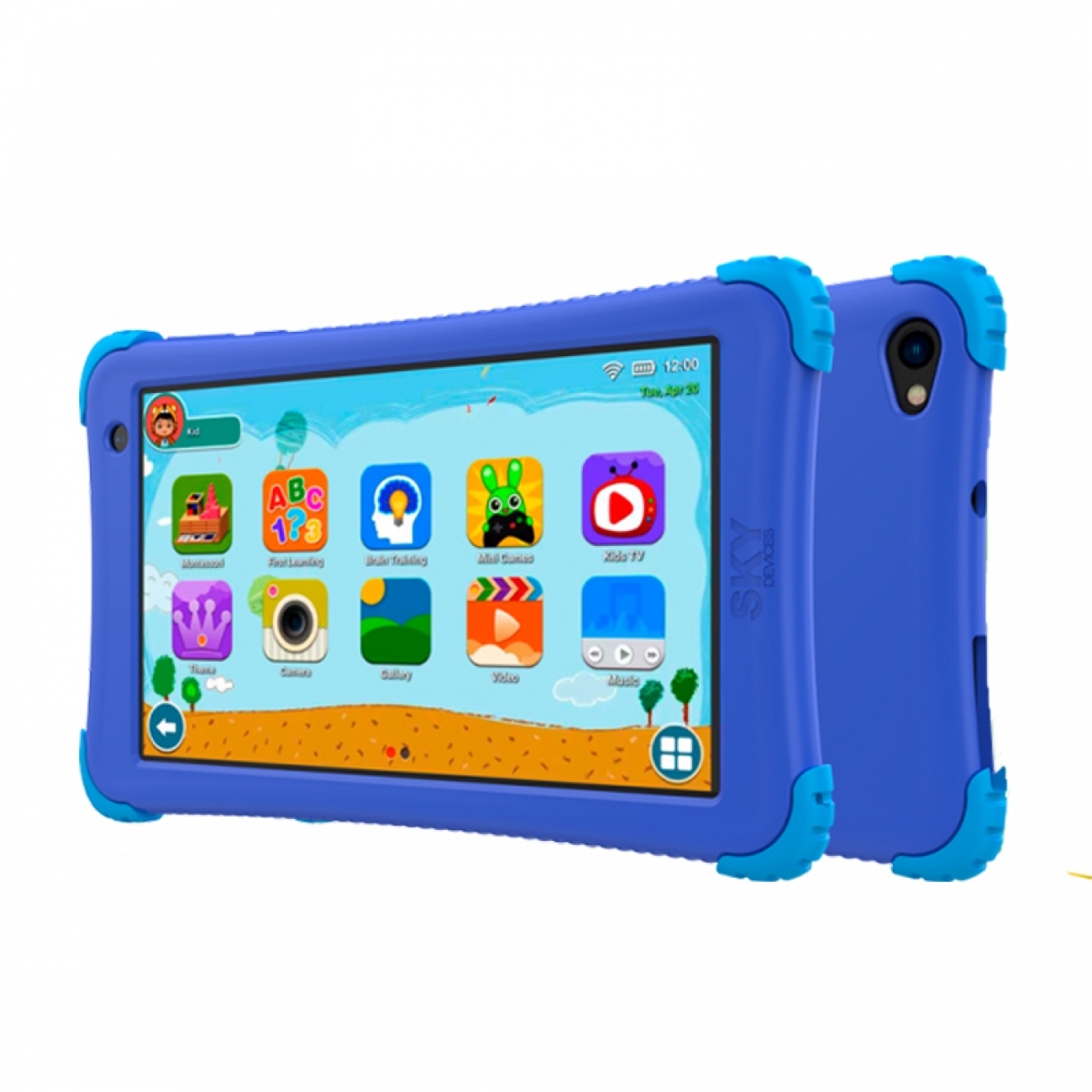 Imagen Tablet Sky Kids Pro 10" 4/32 Gb Android 13 Con Funda