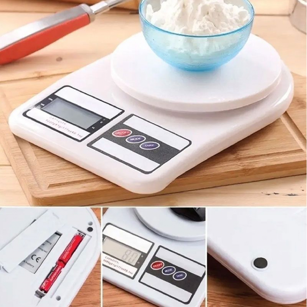 Imagen Balanza De Cocina Kanji Kjh-csf400 Digital Hasta 5 Kg