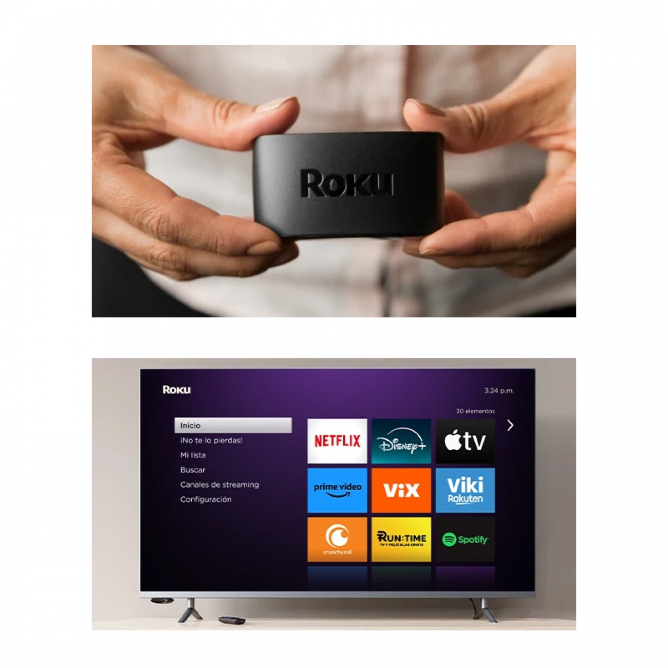 Imagen Conversor De Tv A Smart Roku 3960r Streaming Hd