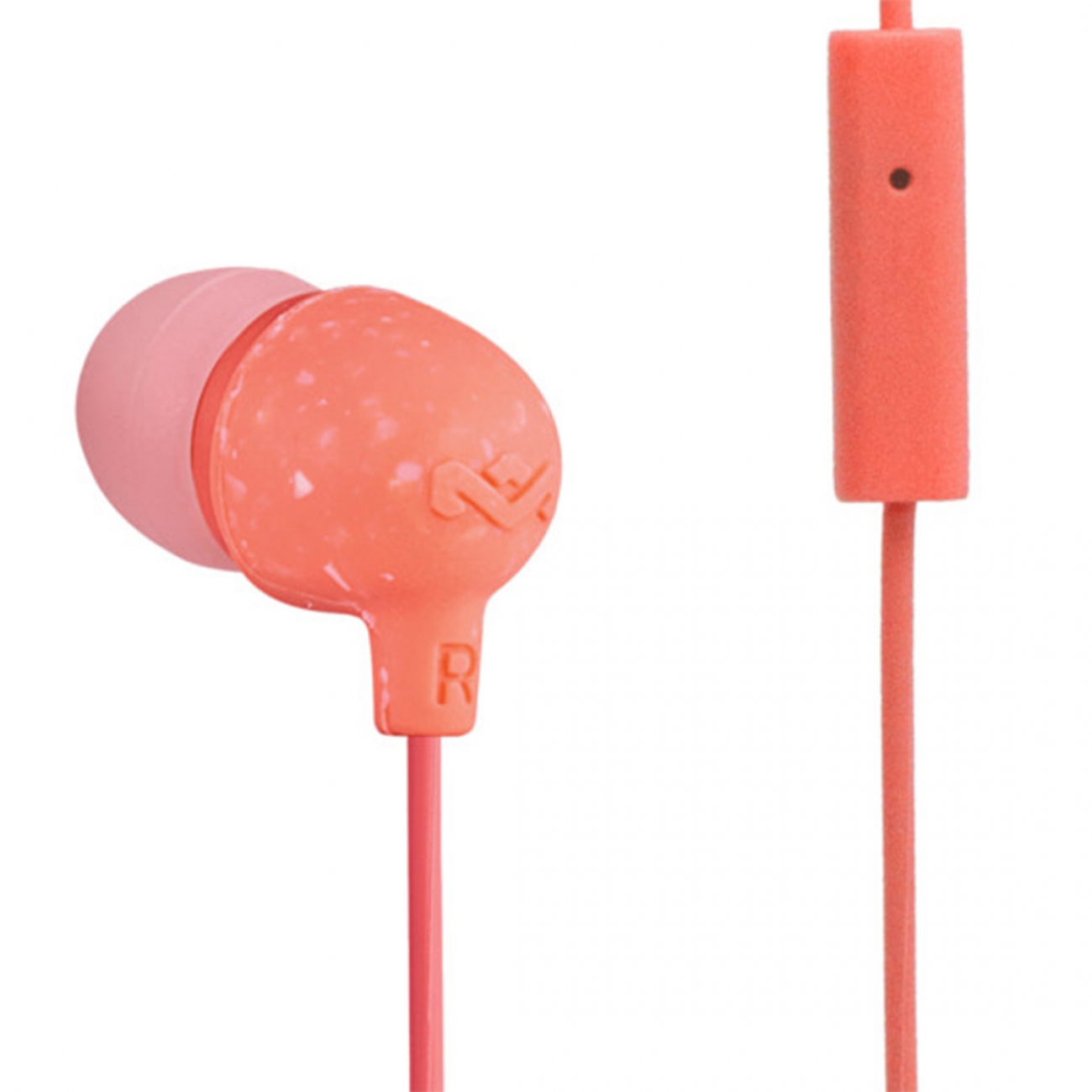 Imagen Auriculares Con Cable In-ear House Of Marley Little Bird Durazno