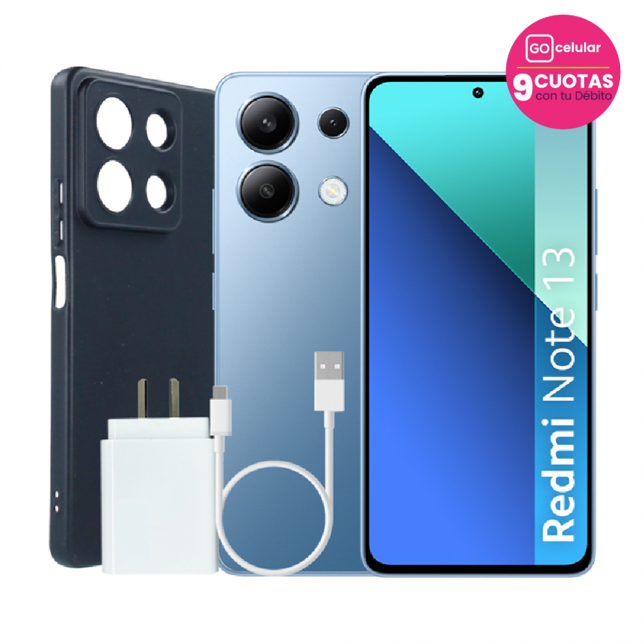 Imagen Celular Xiaomi Redmi Note 13 6&comma;7" 6&sol;128 Gb Ice Blue