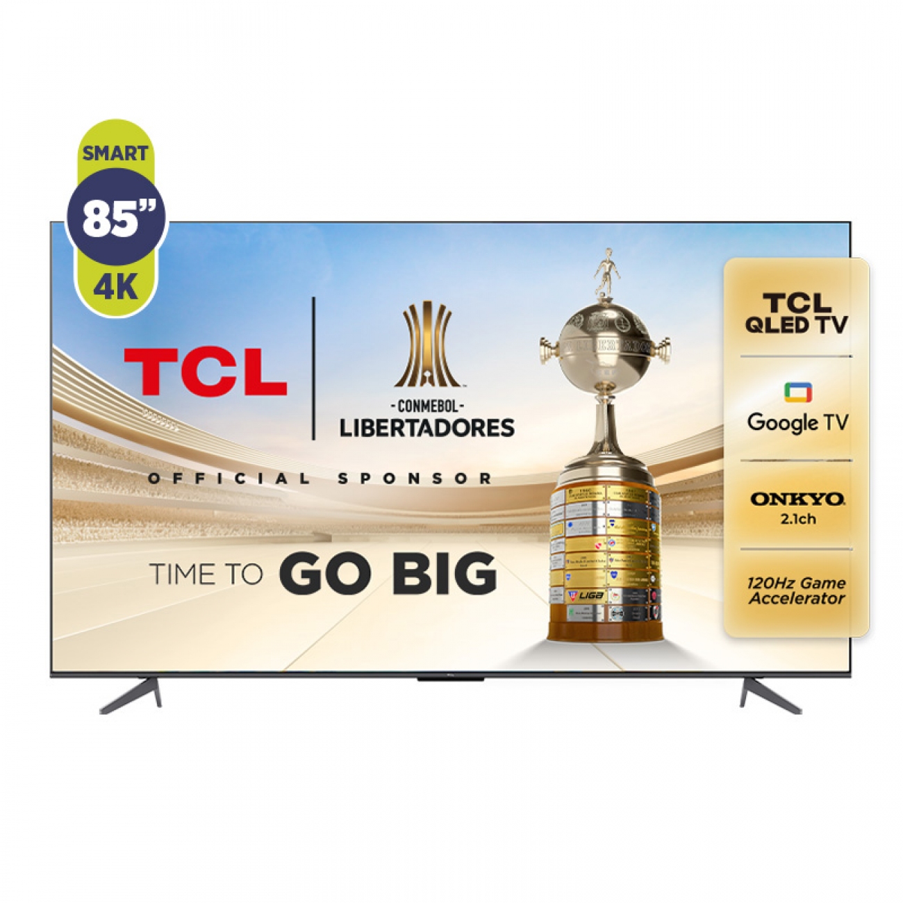 Imagen Smart Tv Qled 85" Tcl 85c655 4k Google Tv