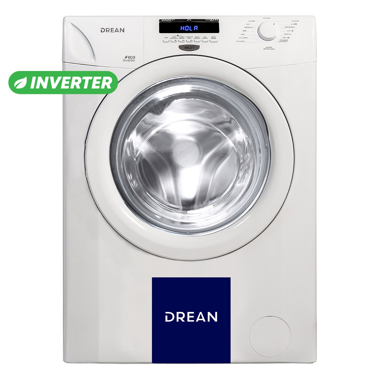 Imagen Lavarropas Automático Inverter Drean Lfdri0710sb 7kg 1000rpm