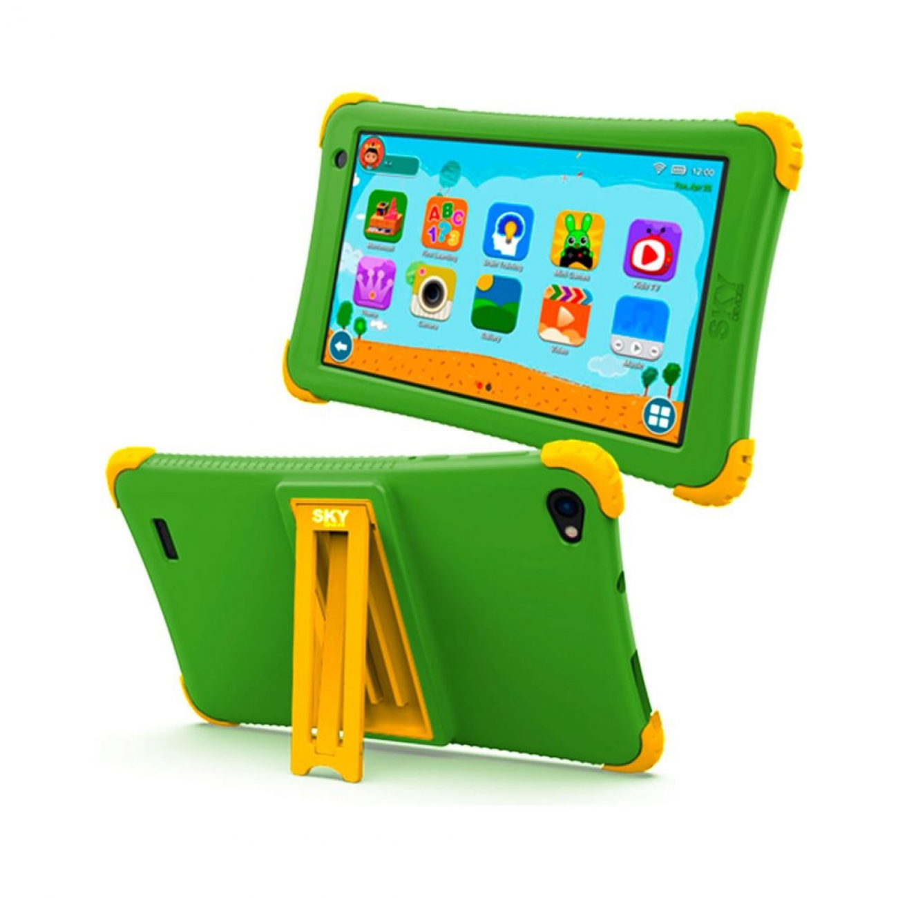 Imagen Tablet Sky Kids Pro 10" 3/64 Gb Android 13 C/funda Verde