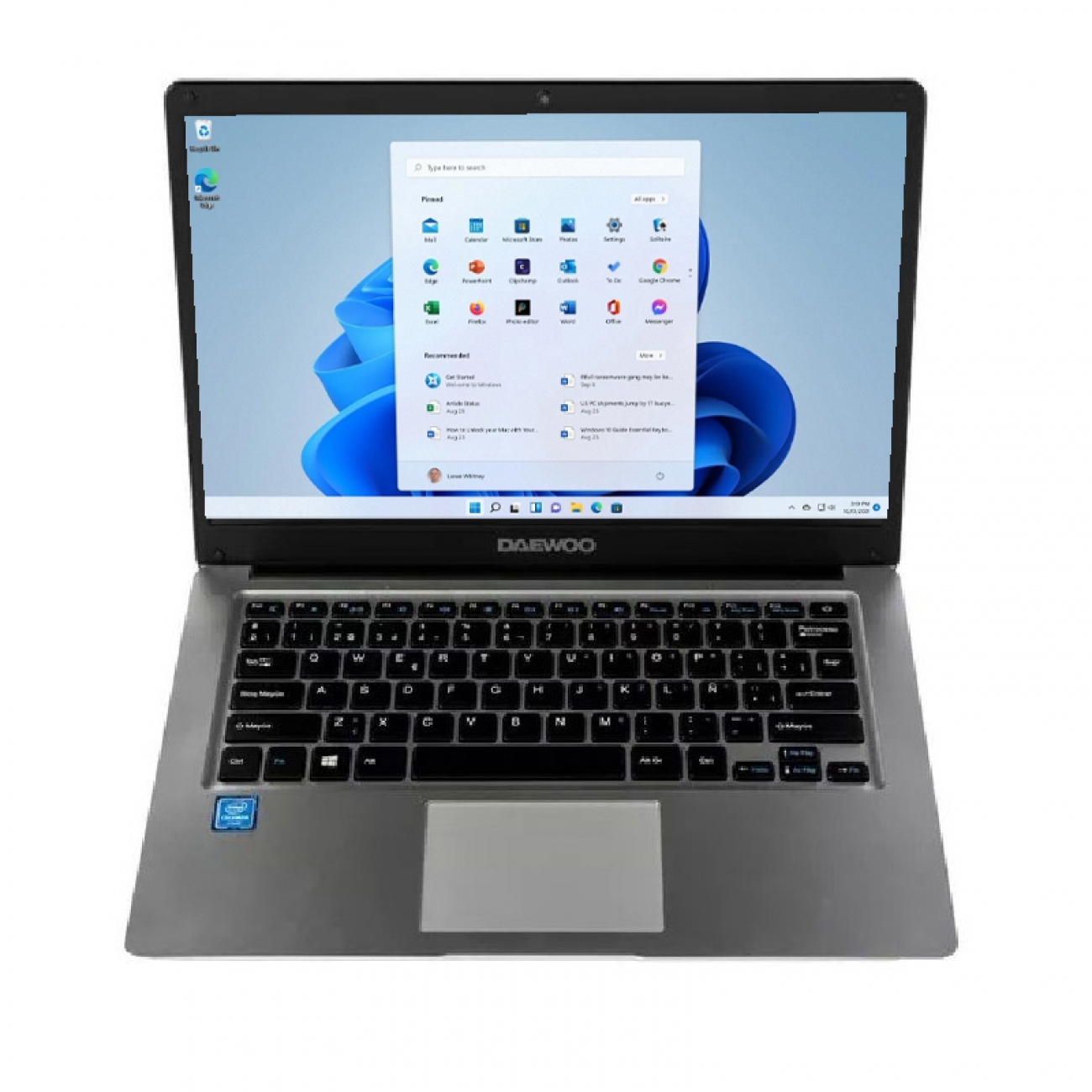 Imagen Notebook Daewoo M14 Celeron N4020 14" 4gb 128gb Ssd W11