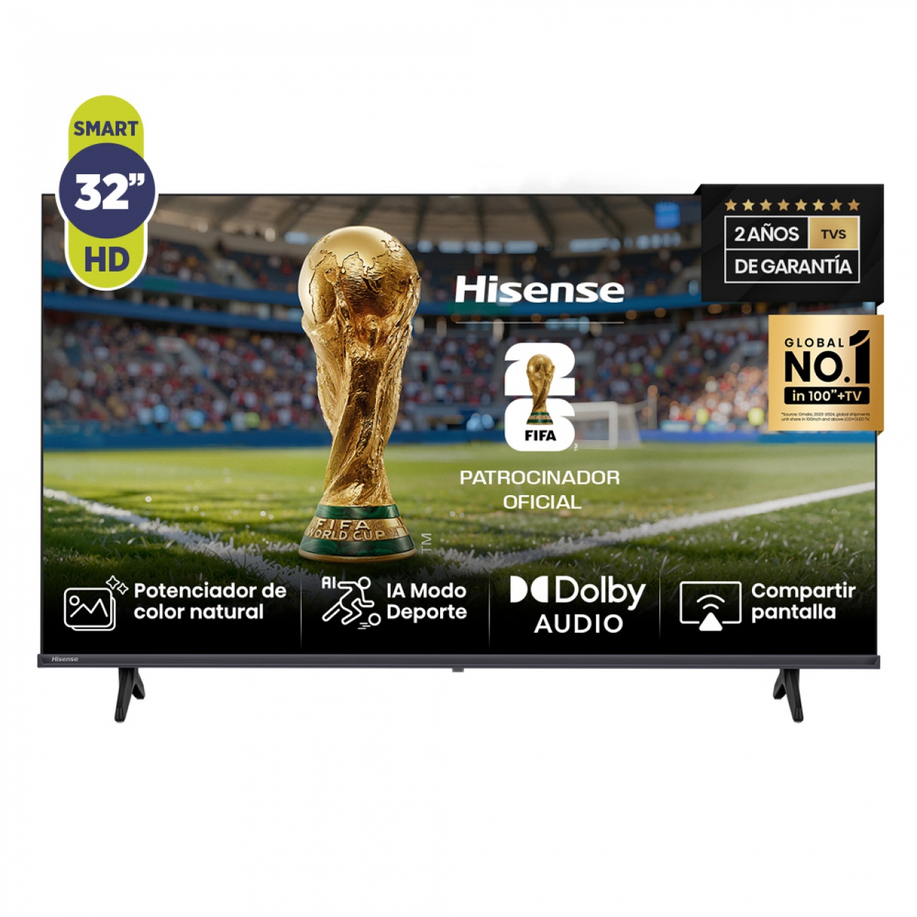 Imagen Smart Tv Led 32" Hisense 32a42k Vidaa Fhd